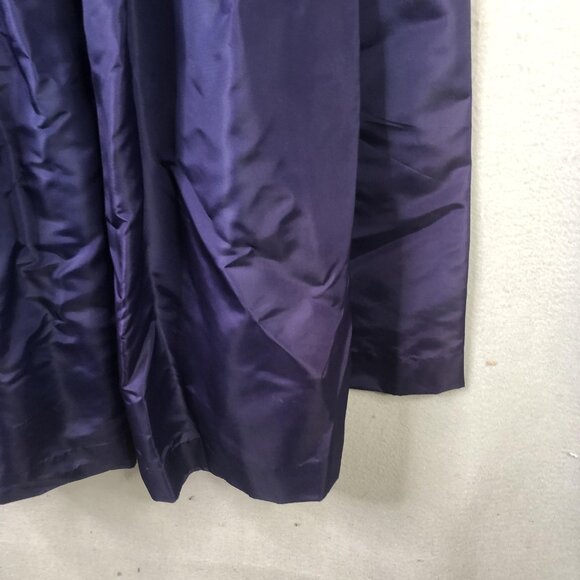 VINTAGE Albert Capraro Skirt Womens 10 Purple Maxi Belted Evening Formal 70s - Picture 8 of 16